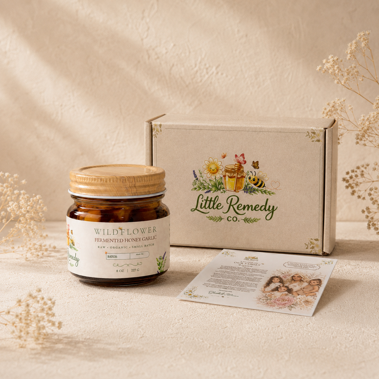 Wildflower Fermented Garlic Honey