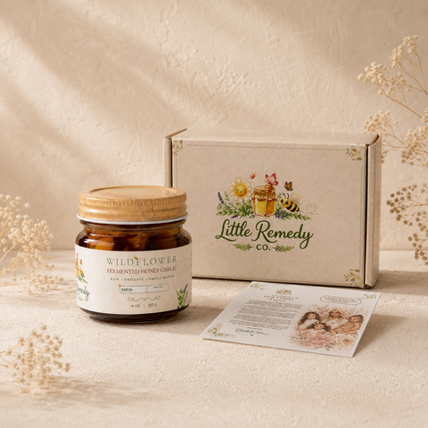 Wildflower Fermented Garlic Honey