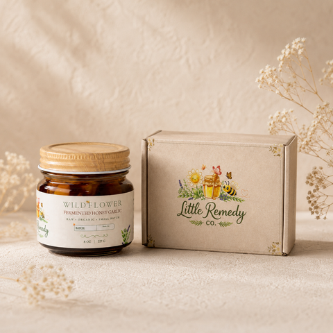 Wildflower Fermented Garlic Honey