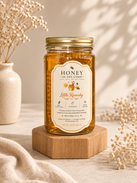 Raw Sage Honeycomb